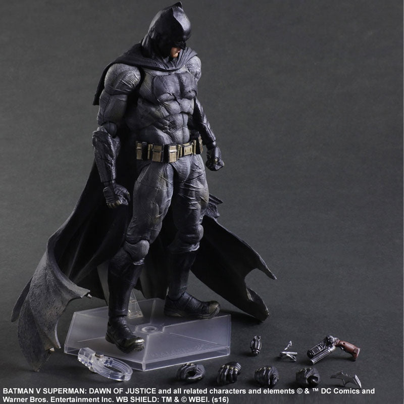 DC Universe Batman V Superman Dawn of Justice Batman Variant Play Arts Kai Action Figure *Open Box*