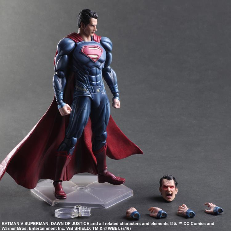 DC Universe Batman V Superman Dawn of Justice Superman Variant Play Arts Kai Action Figure
