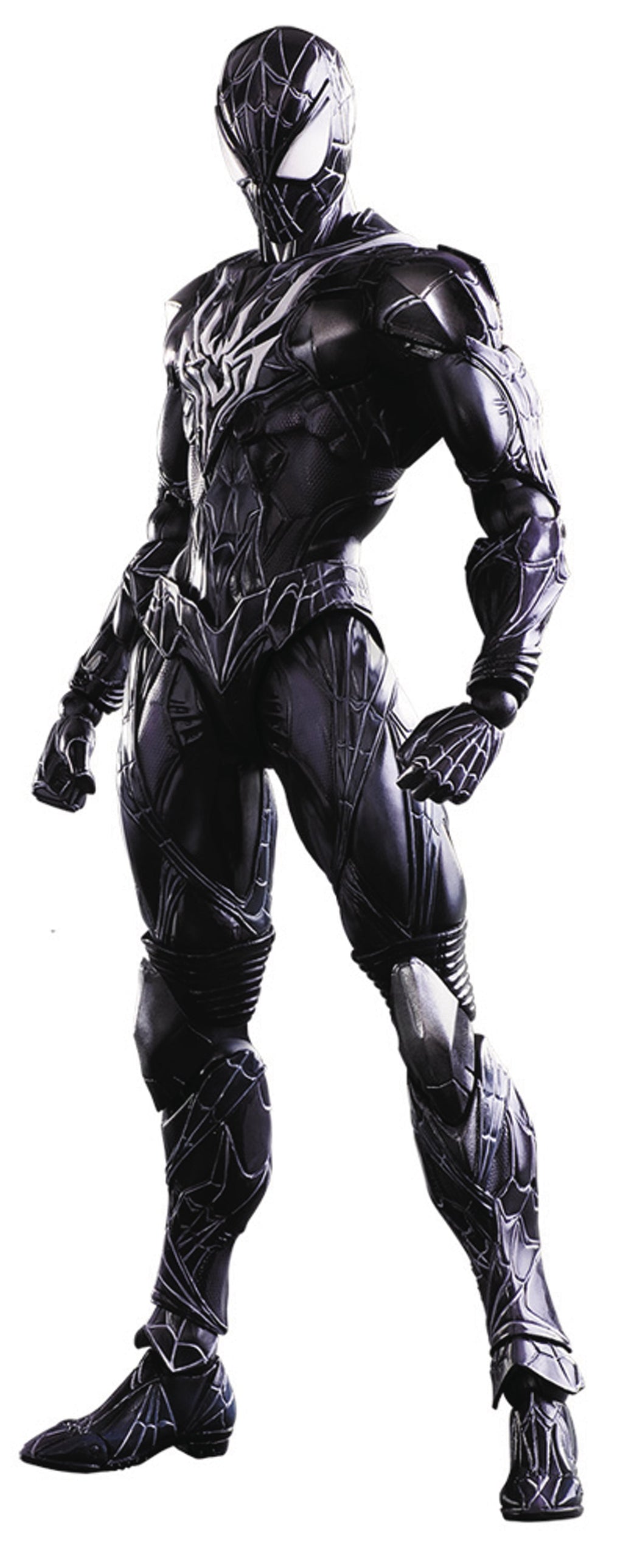 Marvel Universe Spider-Man Limited Color Ver. (Black Suit) Variant Play Arts Kai Action Figure