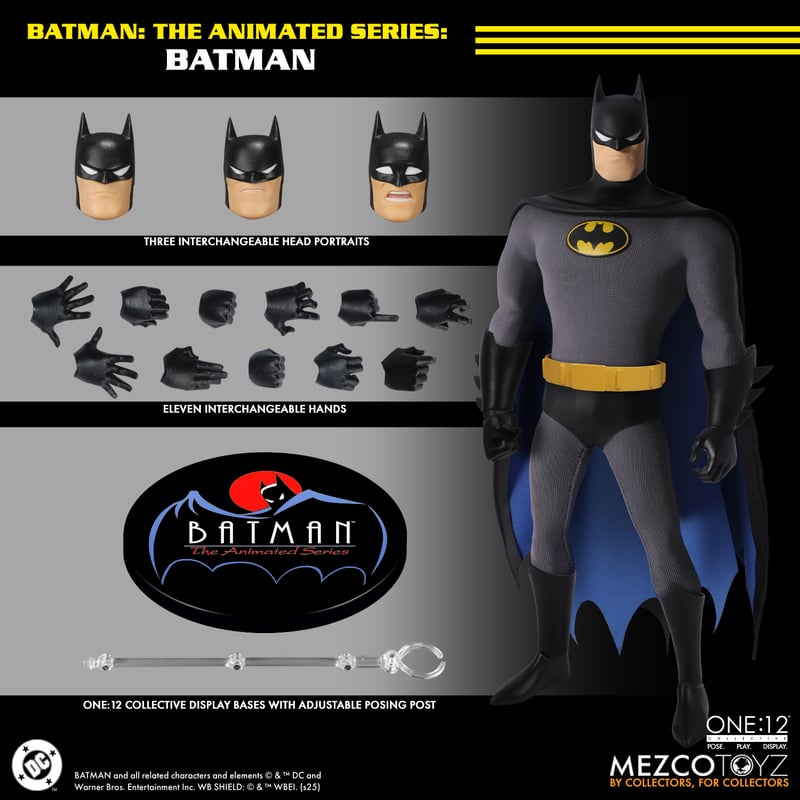 Mezco Toyz ONE:12 Collective Batman: The Animated Series Batman Action Figure