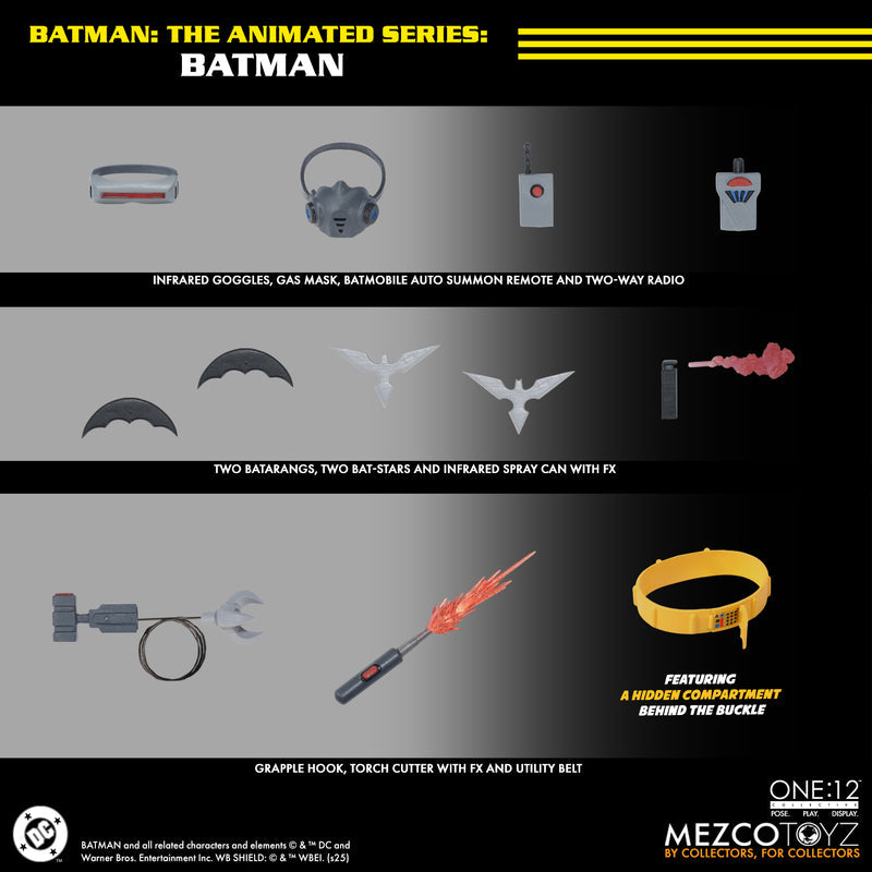 Mezco Toyz ONE:12 Collective Batman: The Animated Series Batman Action Figure