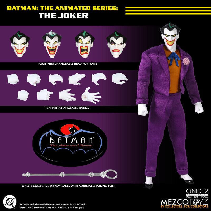 Mezco Toyz ONE:12 Collective Batman: The Animated Series The Joker Action Figure