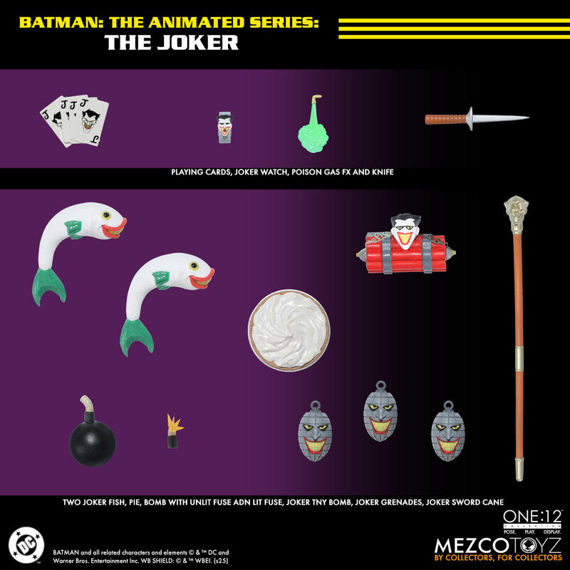 Mezco Toyz ONE:12 Collective Batman: The Animated Series The Joker Action Figure