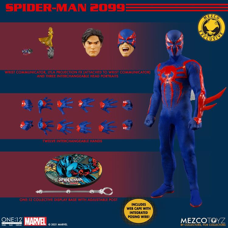Mezco Toyz ONE:12 Collective: Spider-Man 2099 Exclusive Action Figure