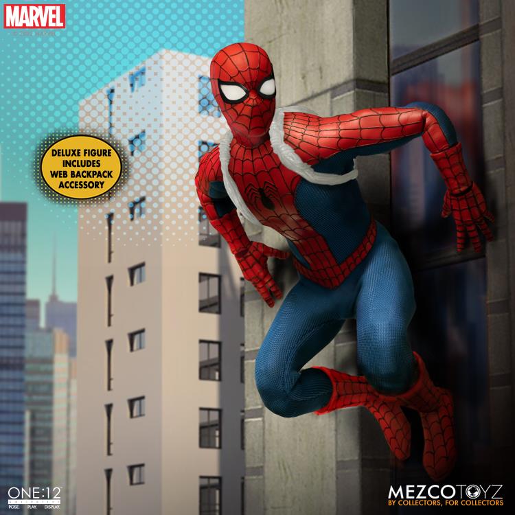 Mezco Toyz ONE:12 Collective: The Amazing Spider-Man Spiderman Deluxe Edition Action Figure