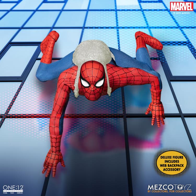Mezco Toyz ONE:12 Collective: The Amazing Spider-Man Spiderman Deluxe Edition Action Figure