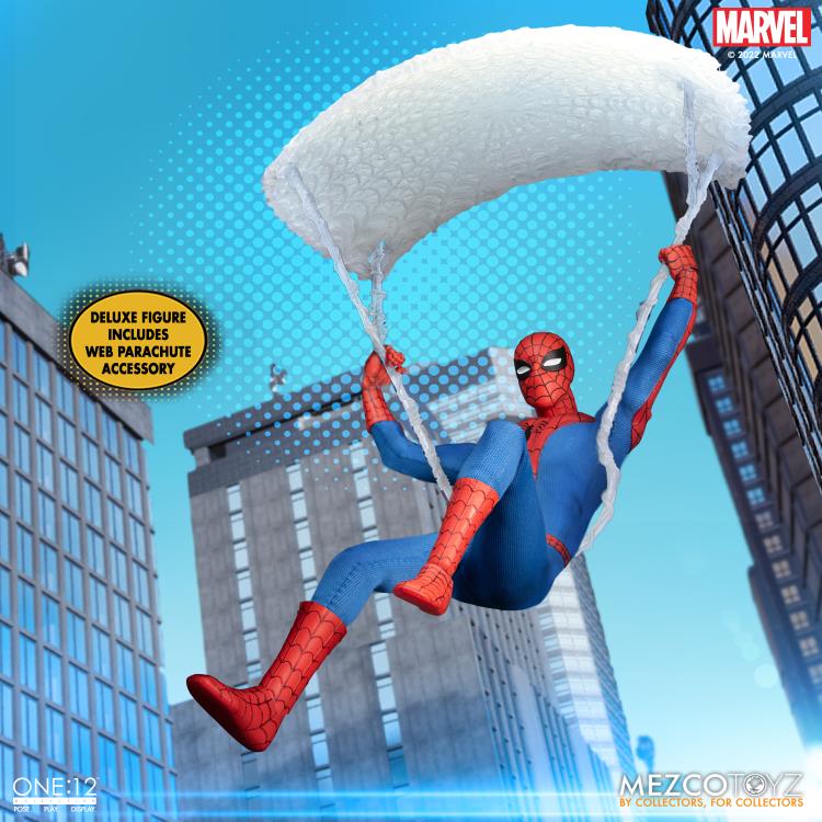 Mezco Toyz ONE:12 Collective: The Amazing Spider-Man Spiderman Deluxe Edition Action Figure