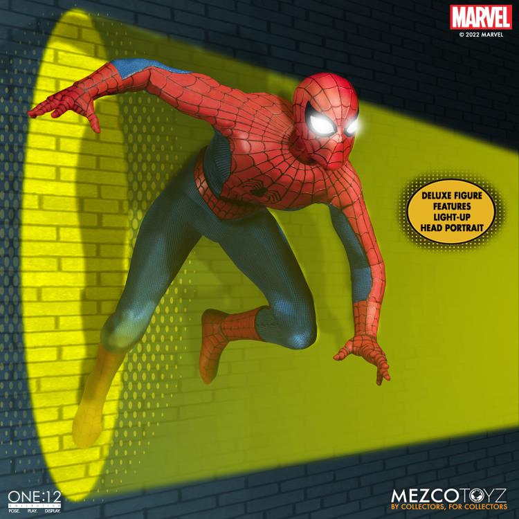 Mezco Toyz ONE:12 Collective: The Amazing Spider-Man Spiderman Deluxe Edition Action Figure