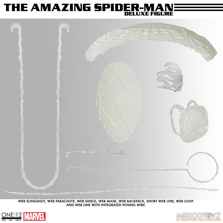 Mezco Toyz ONE:12 Collective: The Amazing Spider-Man Spiderman Deluxe Edition Action Figure