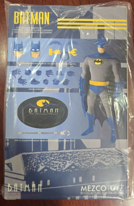 SDCC 2026 Mezco Toyz ONE:12 Collective Batman: The Animated Series (Blue & Gray) Edition Action Figure Exclusive