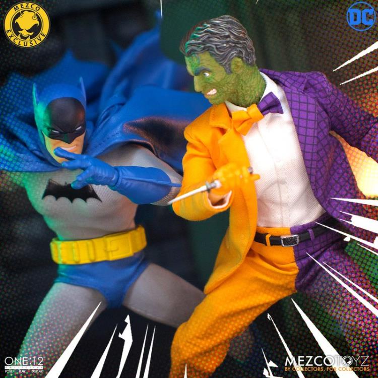 Mezco Toyz ONE:12 Collective: Golden Age Batman vs. Two-Face Exclusive Boxed Set Action Figure