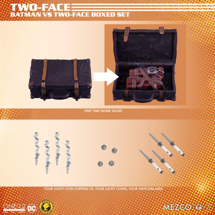 Mezco Toyz ONE:12 Collective: Golden Age Batman vs. Two-Face Exclusive Boxed Set Action Figure