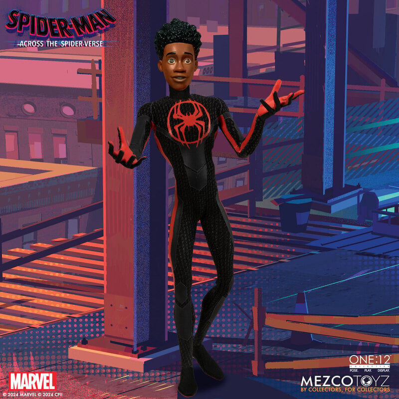Mezco Toyz ONE:12 Collective Spider-Man Miles Morales Action Figure