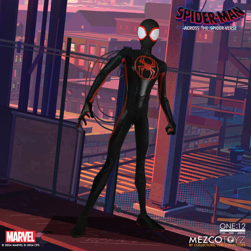 Mezco Toyz ONE:12 Collective Spider-Man Miles Morales Action Figure