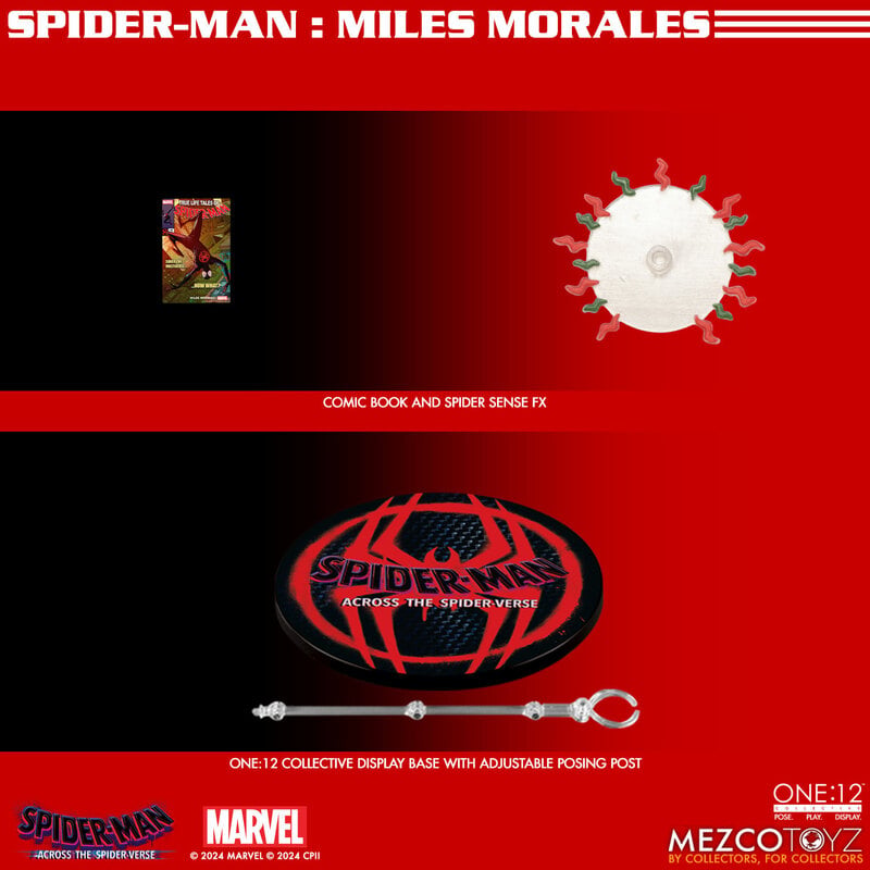 Mezco Toyz ONE:12 Collective Spider-Man Miles Morales Action Figure