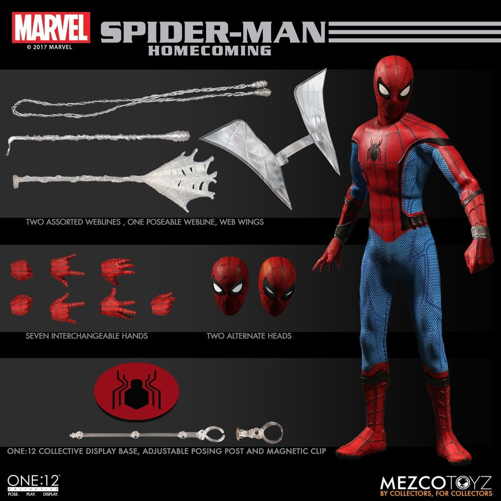 Mezco Toyz ONE:12 Collective: Spider-Man Homecoming Action Figure
