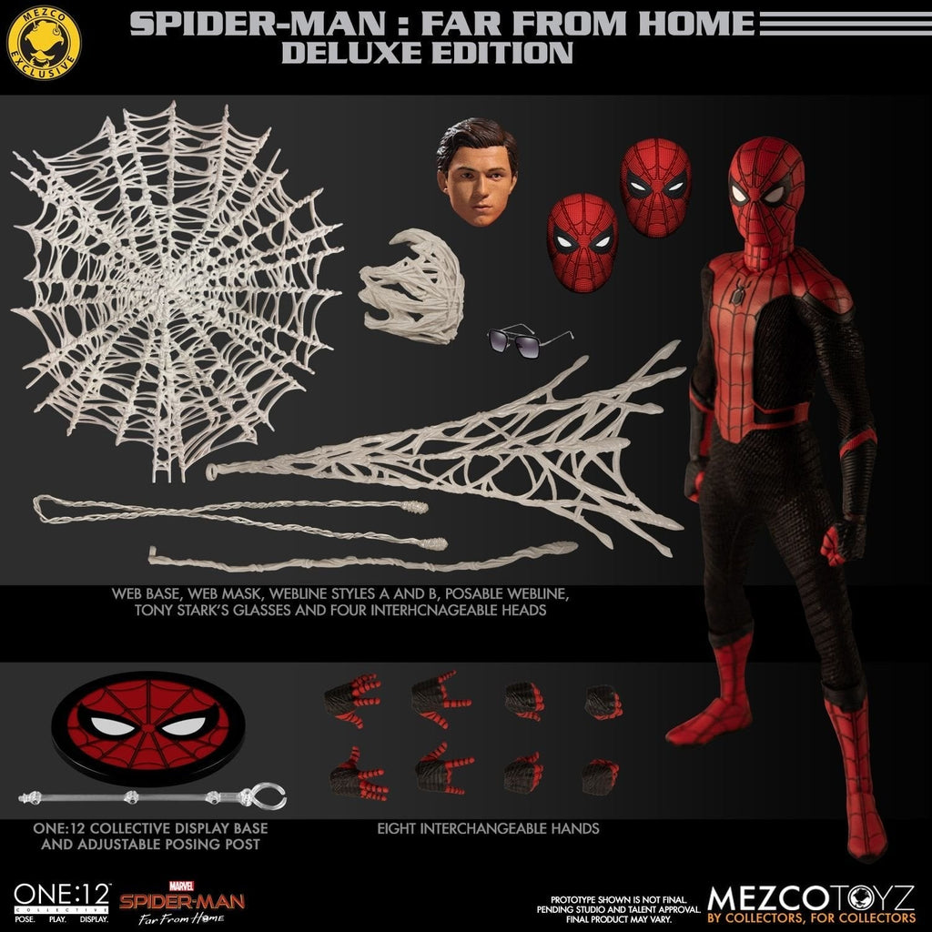 Mezco Toyz ONE:12 Collective: Spider-Man Far From Home Deluxe Edition Action Figure