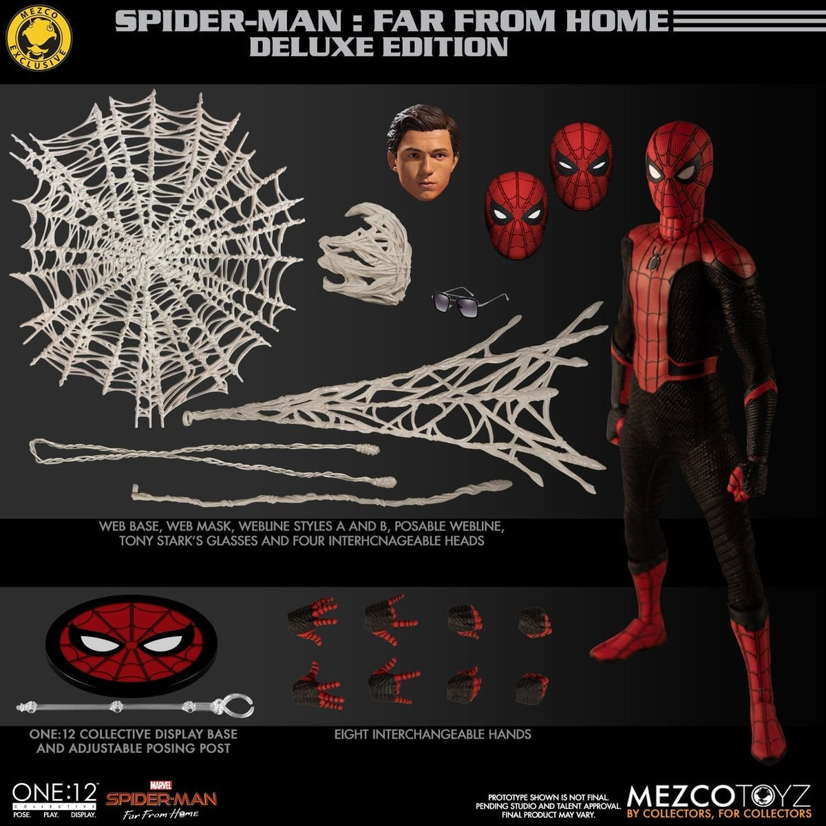 Mezco Toyz ONE:12 Collective: Spider-Man Far From Home Deluxe Edition Action Figure