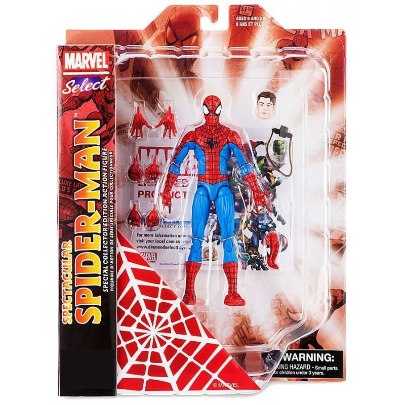 Marvel Select Spectacular Spider-Man Spiderman Action Figure