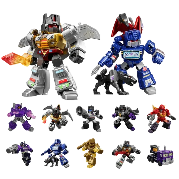 Blokees Transformers Model Kits Defender Version #03 Heavy Metal War Mystery Box Trading Figure Set of 12