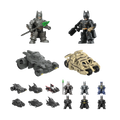 Blokees DC Model Kits Defender Version #01 Legendary Batman Assemble Trading Figure Set of 12