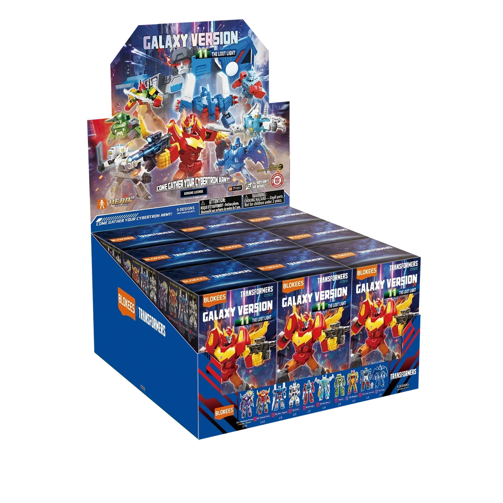Blokees Transformers Model Kits Experience Galaxy Version #11 The Lost Light Mystery Box Trading Figure Set of 9