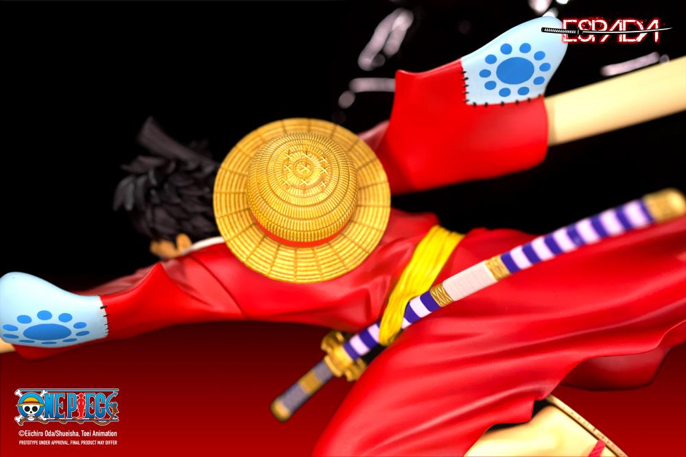 Espada Art 1/8 One Piece Breach Monkey D. Luffy Scale Wall Statue Figure