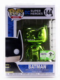 Funko Pop Green Chrome Batman ECCC 2018 Exclusive with Hard Case