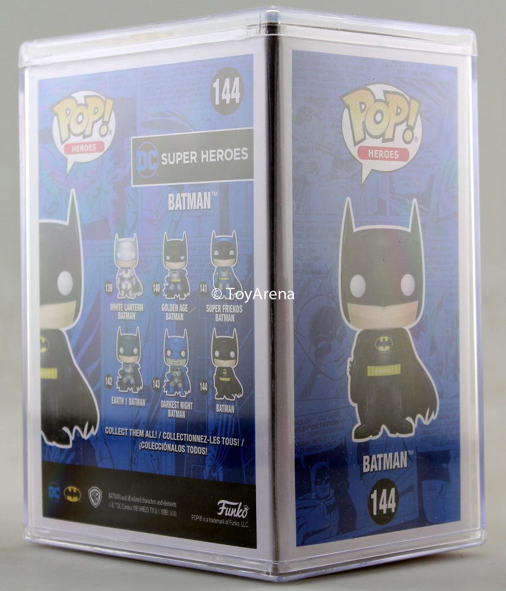 Funko Pop Green Chrome Batman ECCC 2018 Exclusive with Hard Case