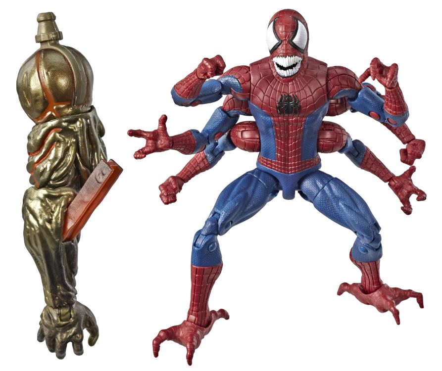 Marvel Legends Spiderman Wave 10 set of 7 BAF Molten Man Action Figures