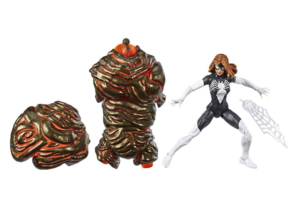 Marvel Legends Spiderman Wave 10 set of 7 BAF Molten Man Action Figures