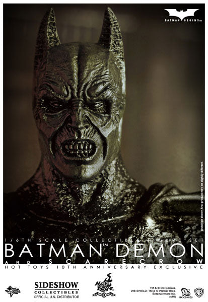 Hot Toys 1/6 MMS140 Batman Demon Batman Begins 10th Anniversary Exclusive Figure