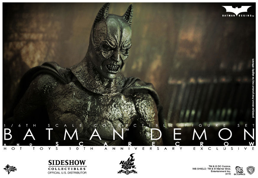 Hot Toys 1/6 MMS140 Batman Demon Batman Begins 10th Anniversary Exclusive Figure