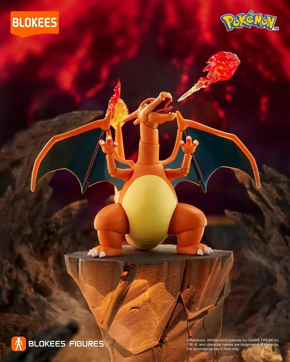 Blokees Pokemon Classic Class CV-L Charizard Model Kit