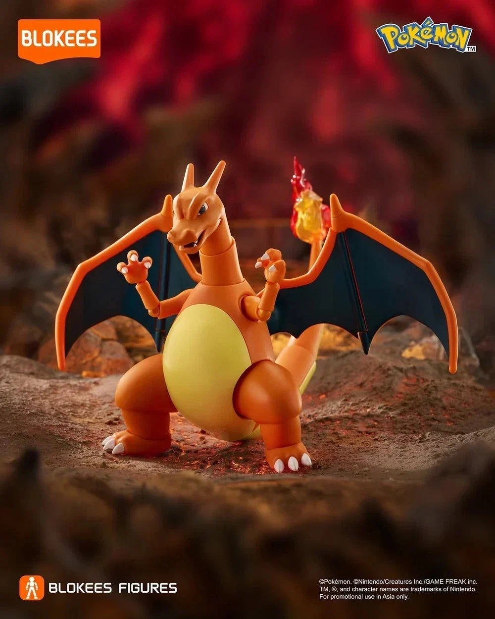 Blokees Pokemon Classic Class CV-L Charizard Model Kit