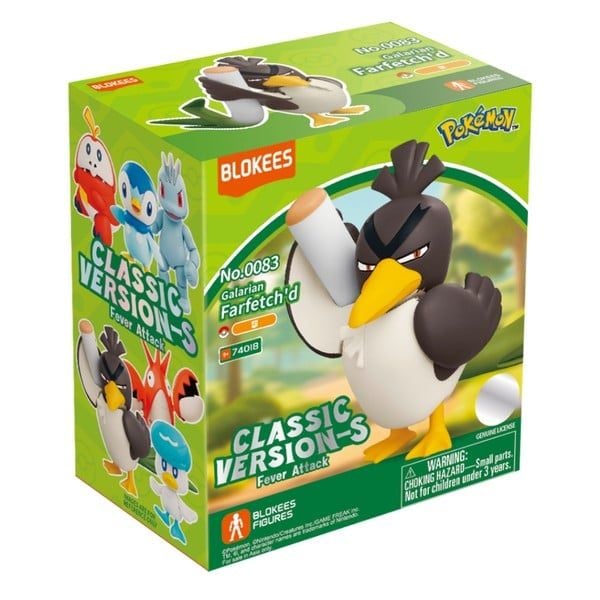 Blokees Pokemon Classic Class CV-S Galarian Farfetch'd Model Kit