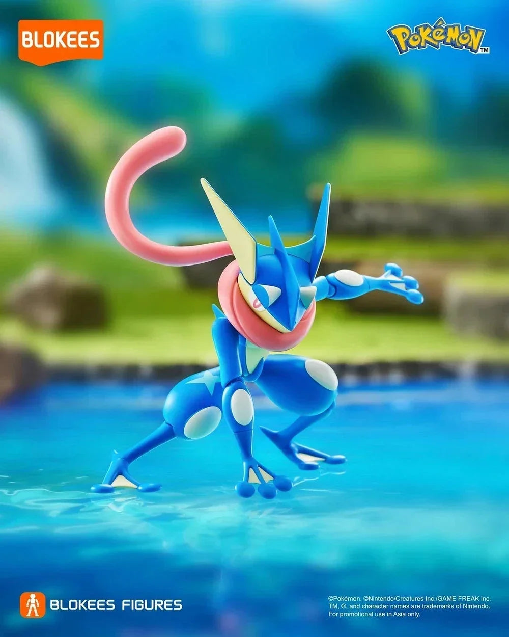 Blokees Pokemon Classic Class CV-L Greninja Model Kit