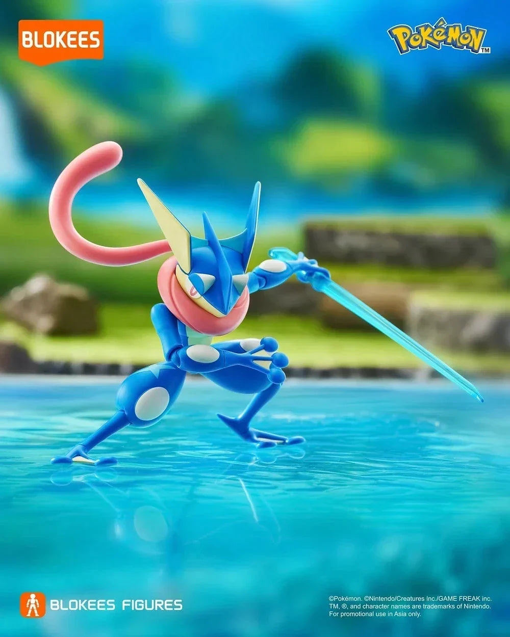 Blokees Pokemon Classic Class CV-L Greninja Model Kit