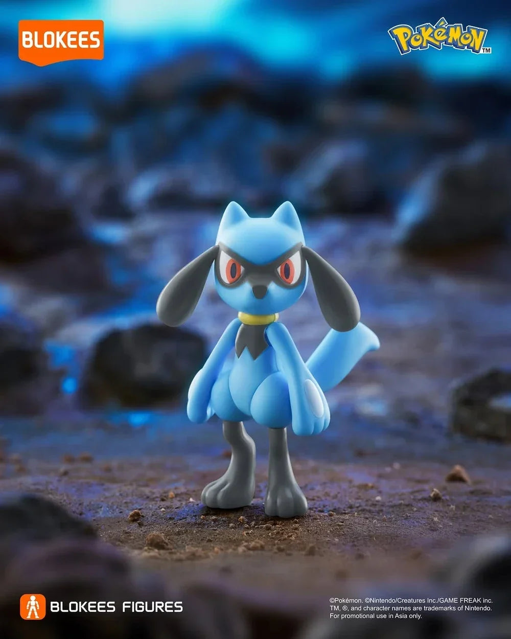 Blokees Pokemon Classic Class CV-S Riolu Model Kit