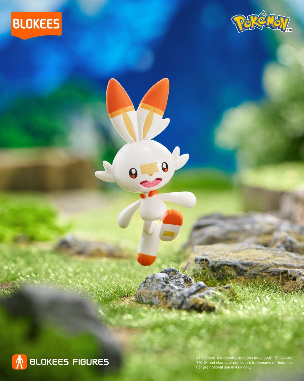 Blokees Pokemon Classic Class CV-S Scorbunny Model Kit