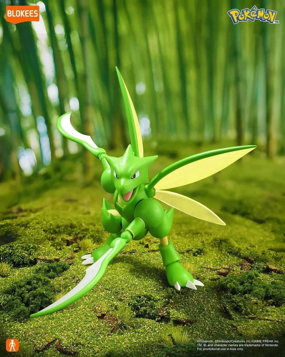 Blokees Pokemon Classic Class CV-L Scyther Model Kit