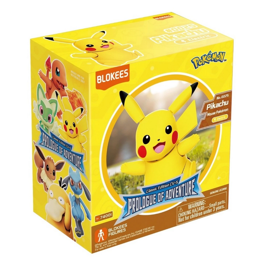 Blokees Pokemon Classic Class CV-S Pikachu Model Kit