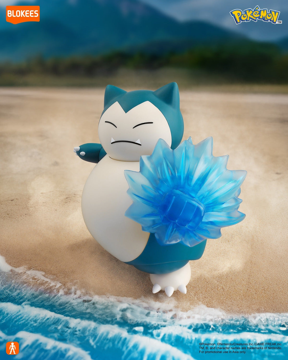 Blokees Pokemon Classic Class CV-L Snorlax Model Kit