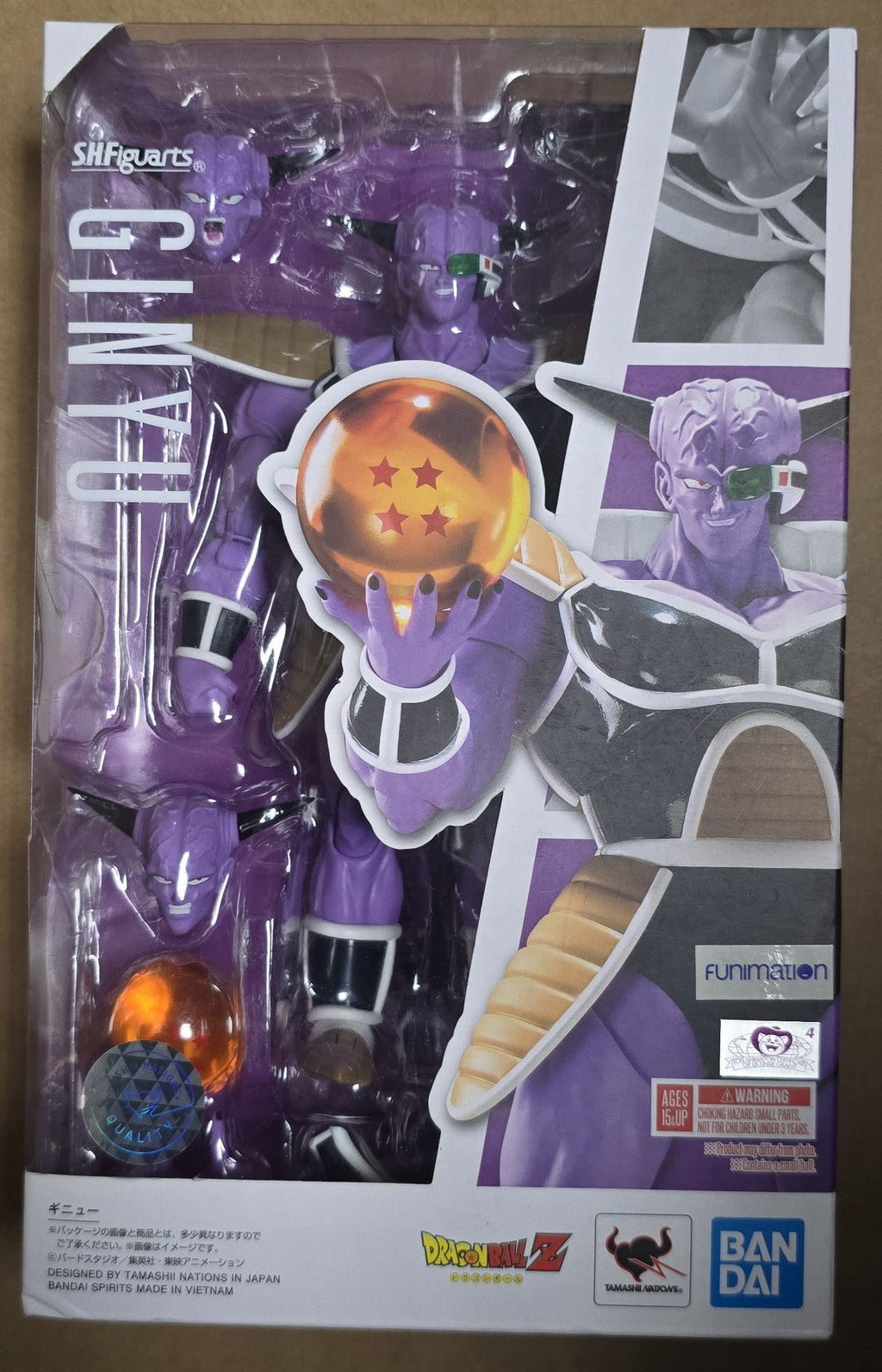 *Shelfwear* S.H. Figuarts Dragon Ball Z Ginyu Force Set of 4 Action Figure