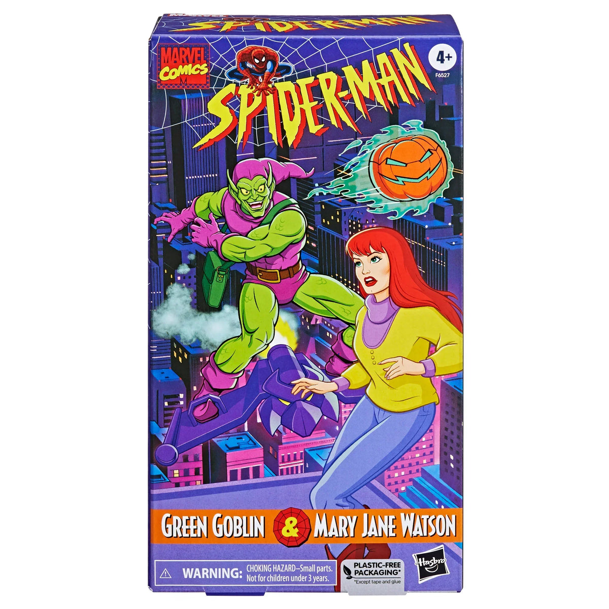 Marvel Legend VHS 90's Spider-Man The Animated Series Green Goblin and Mary Jane Watson Action Figure