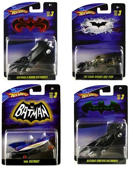 Hot Wheels Batman 1:50 Scale Series 03 Set of 4