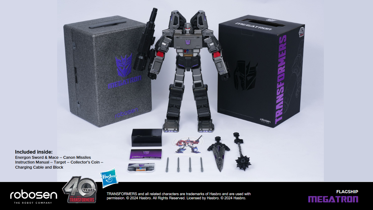 Robosen Transformers Megatron Flagship Limited Edition Auto-Converting Robot Figure