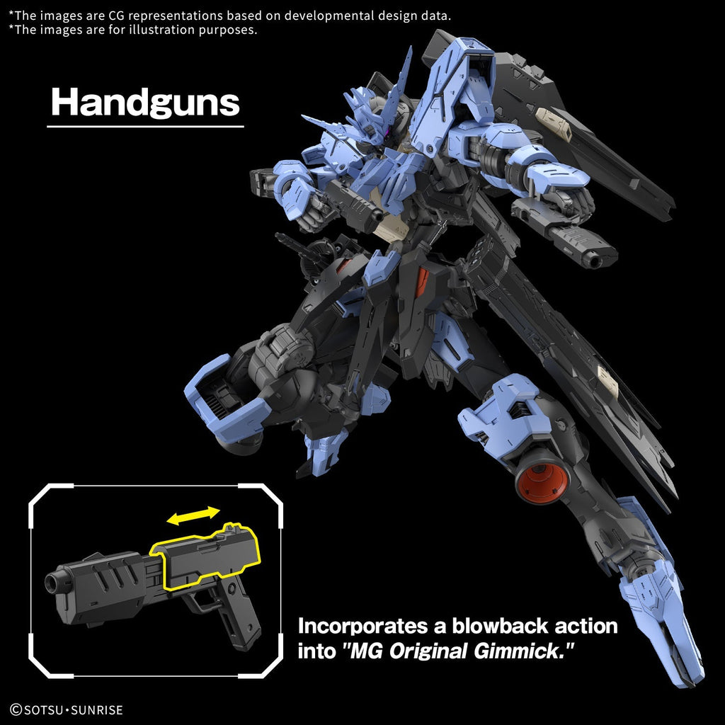 Gundam 1/100 MG IBO ASW-G-XX Gundam Vidar Iron Blooded Orphans Model Kit