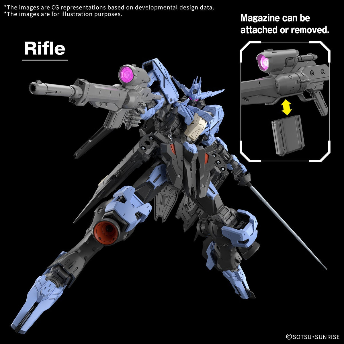 Gundam 1/100 MG IBO ASW-G-XX Gundam Vidar Iron Blooded Orphans Model Kit