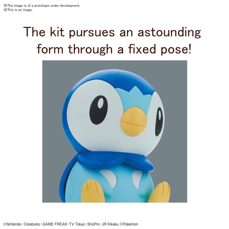 Bandai Quick Model #06 Pokemon Piplup Model Kit